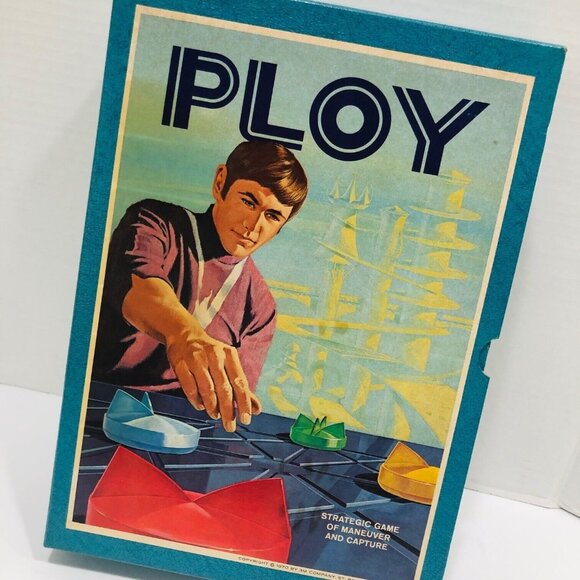VTG Avalon Hill Bookcase PLOY Board Game 3M Complete 1970 Bookshelf Game Night